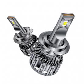 汽车强光LED大灯h1h11灯泡h7超亮h4远近一体9005改装9012激光车灯