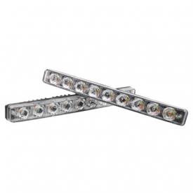 汽车led日行灯加流水转向灯超亮防水通用改装 日间行车灯灯条一体