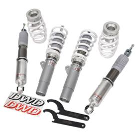 dwd绞牙避震改装高低软硬可调大众高尔夫7cc奥迪a3A4Lb9减震器dwd